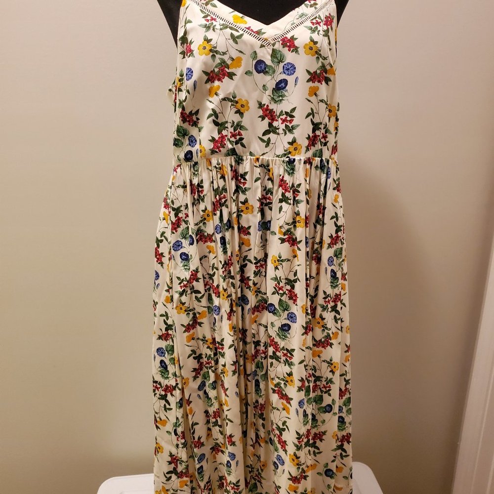 Flowery Print Sun Dress - NWT
